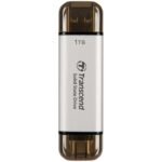 TRANSCEND 1TB ESD310S PORTABLE SSD , DUAL USB USB-A & USB-C