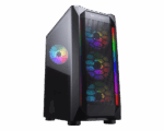 COUGAR MX410 MESH G RGB MID TOWER CASE with 120mm x 4 Pre-installed ARGB Fans 