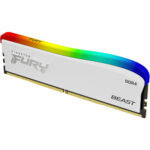 RAM KINGSTON FURY 8GB 3600 DDR4 RGB WHITE DESKTOP