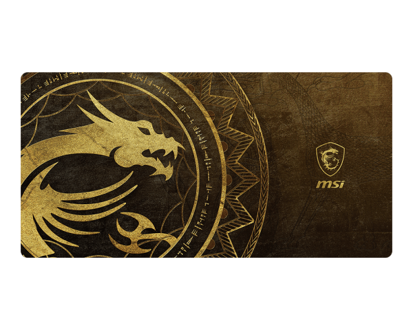 600 (2) MSI AGILITY GD80 DRAGON TIAMAT XXL GAMING MOUSEPAD - Image 1
