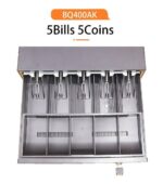 BQ400AK Cash Drawer, Money Box, Double-layer, Three Gear Lock