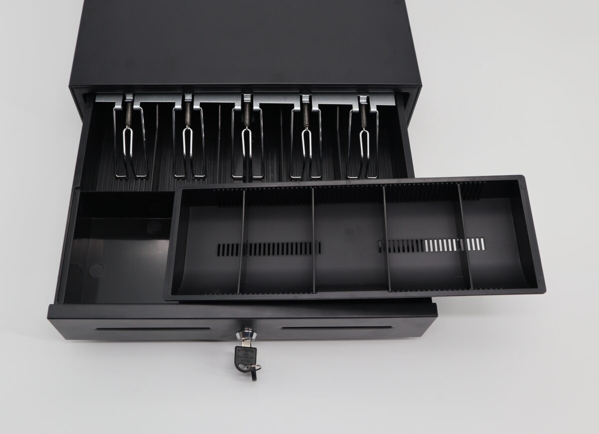 BQ400AK Cash Drawer, Money Box, Double-layer, Three Gear Lock - Image 3