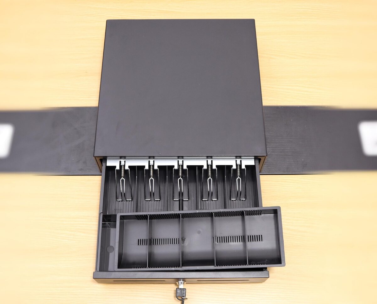 BQ400AK Cash Drawer, Money Box, Double-layer, Three Gear Lock - Image 4