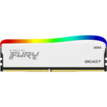 RAM KINGSTON FURY 8GB 3600 DDR4 RGB WHITE DESKTOP - Image 2