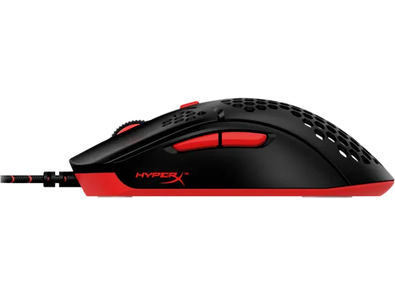 HYPERX PULSEFIRE HASTE ULTRA-LIGHTWEIGHT WIRED BLACK AND RED- OPEN BOX - Image 2