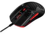 HYPERX PULSEFIRE HASTE ULTRA-LIGHTWEIGHT WIRED BLACK AND RED- OPEN BOX