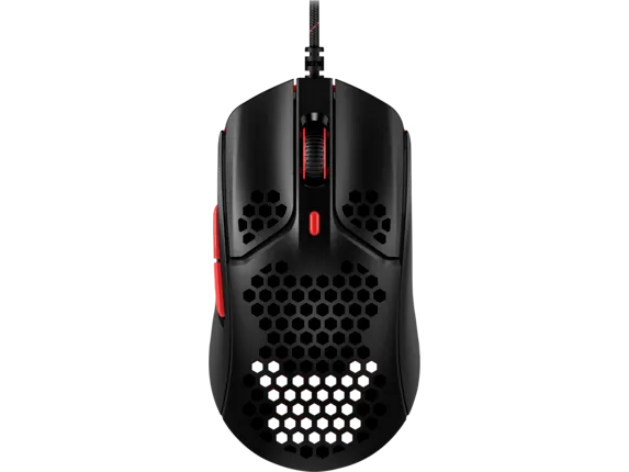 HYPERX PULSEFIRE HASTE ULTRA-LIGHTWEIGHT WIRED BLACK AND RED- OPEN BOX - Image 4