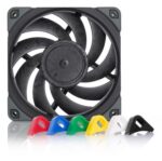 NOCTUS NF-A12x25 PWM CHROMAX BLACK SWAP QUIET FAN 4PIN