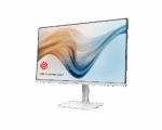 Roll over image to zoom in MSI Modern MD272QPW, 27" Monitor, 2560 x 1440 (QHD), IPS, 75Hz, TUV Certified Eyesight Protection, 5ms, HDMI, Displayport, USB C, Tilt, Swivel, Height Adjustable, Pivot,White