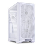 LIAN LI LANCOOL 215W TEMPERED GLASS WHITE ATX CASE - Image 3