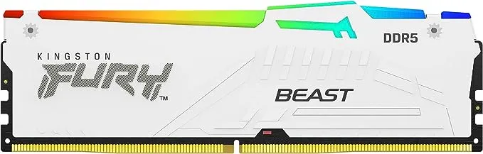 RAM HYPERX FURY 16GB 6000MHz DDR5 RGB WHITE DESKTOP - Image 4