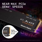 WD_BLACK 2TB SN850X NVMe Internal Gaming SSD Solid State Drive - Gen4 PCIe, M.2 2280, Up to 7,300 MB/s - WDS200T2X0E - Image 3
