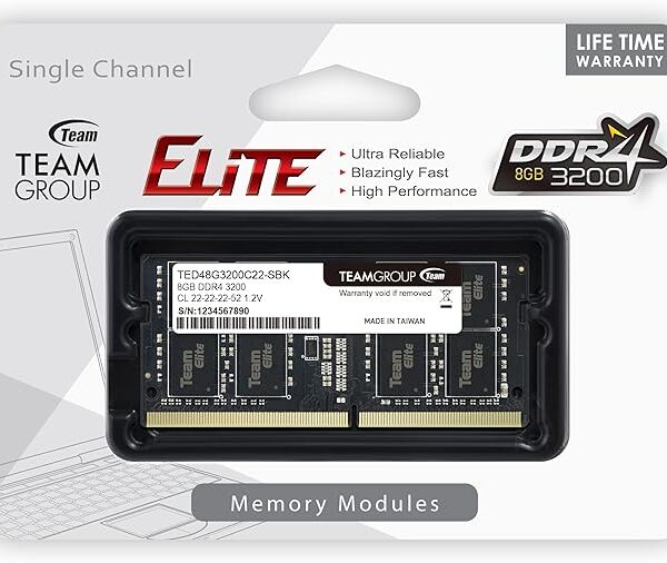 RAM TEAMGROUP ELITE 8GB 3200 DDR4 NOTEBOOK