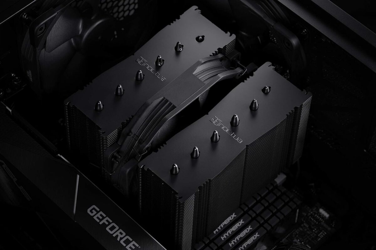 Noctua NH-D15S chromax.Black, Premium Dual-Tower CPU Cooler with NF-A15 PWM 140mm Fan (Black)    "AWARD WINNING" - Image 2