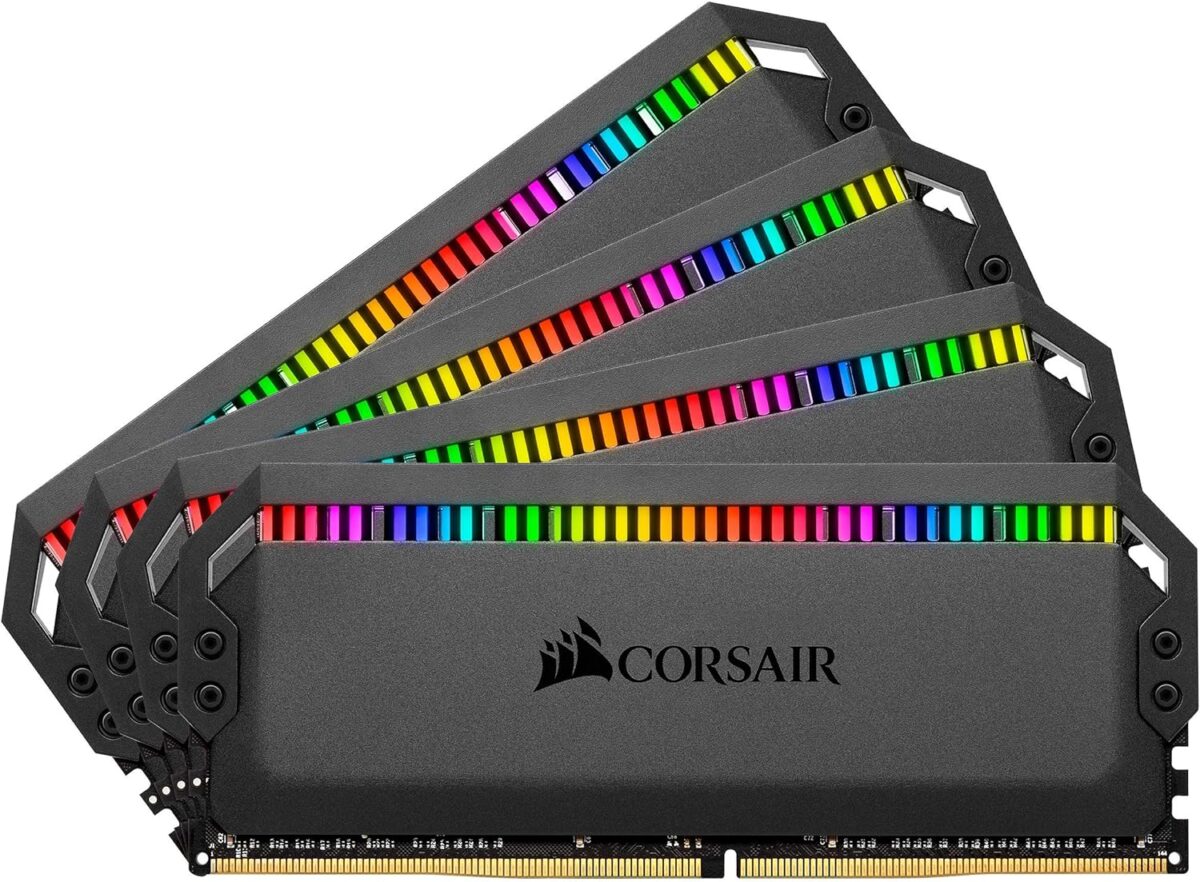 CORSAIR Dominator Platinum RGB 64GB DDR4 RAM Kit (2 x 32GB) 3200 , 288-Pin (PC4 25600) C16 1.35V Desktop Memory Model CMT128GX4M4C3200C16 - BLACK - Image 3