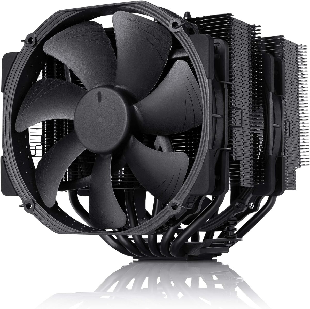 Noctua NH-D15 chromax.Black, Dual-Tower CPU Cooler (140mm, Black) "AWARD WINNING" - Image 1