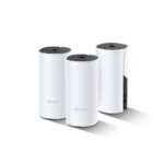 TP-Link Deco P9 Whole Home Powerline Mesh Wi-Fi System, Up to 6000 Sq ft Coverage, Dual-Band AC1200+HomePlug AV1000, Gigabit Ports, Compatible with Amazon Echo/Alexa, limited walls impact, Pack of 3