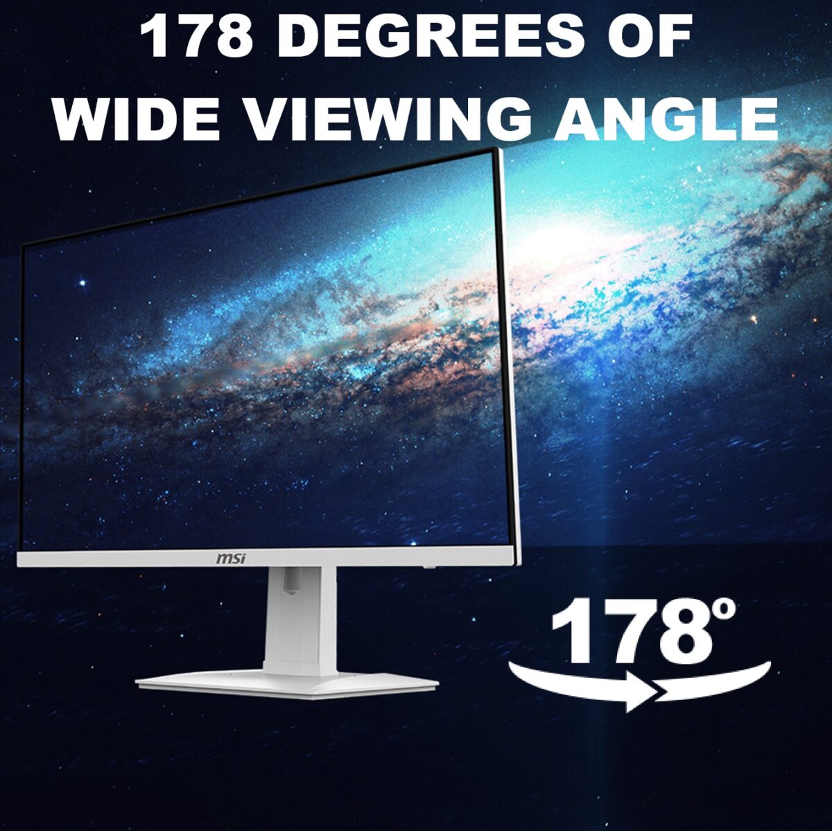 MSIG274QRFW MSI G274QRFW 27 INCH 2K 180HZ QHD 1MS IPS GAMING MONITOR MSI Optix G274QRFW 27” Rapid IPS WQHD White Gaming Monitor , 170Hz Refresh Rate , 1ms GtG , G-SYNC Compatible , Wide Color Gamut , HDR Ready , Tilt - Swivel - Height - Pivot Adjustable Stand