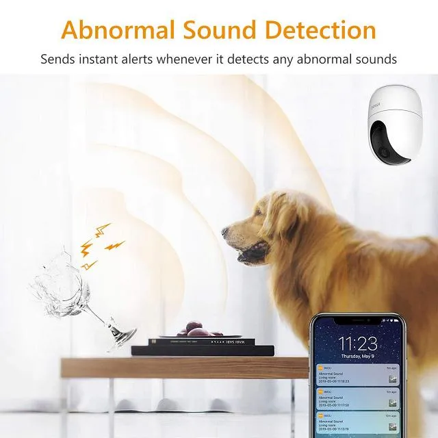 Imou Ranger 2 4 Megapixel Indoor Smart Security Camera / Baby Monitoring Camera / CCTV Camera Two-way Audio Talk Pan & Tilt Human Detection Night Vision