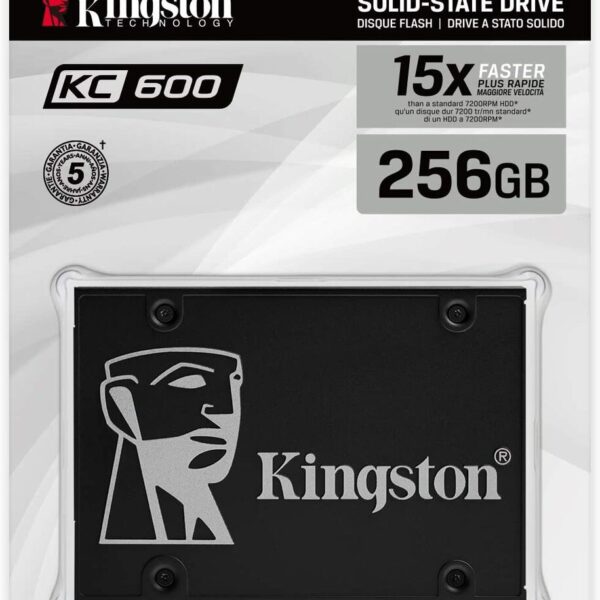 KINGSTON SSD KC600 15X FASTER 256GB