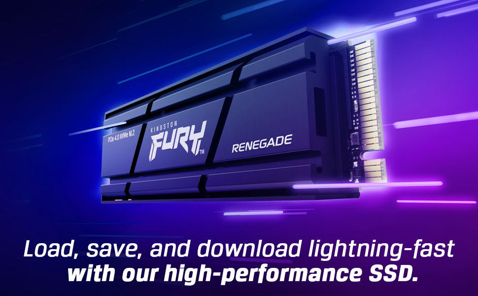 Kingston FURY Renegade – High-Performance PCIe 4.0 NVMe M.2 Gaming SSD -  Kingston Technology