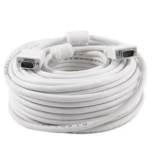 20 Meter VGA Cable Male To Male 15 PIN Computer Monitor, Projector