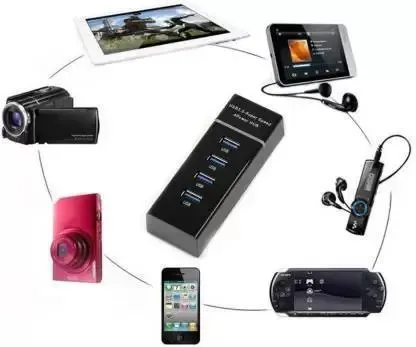 USB 3.0 Hub 4 Port 1.2m Cable , Portable Data Board for PC, Laptop , Mac , iMac, MacBook Pro Air, Ultrabooks, Tablet, Laptop, Windows, Mac OS and Linux