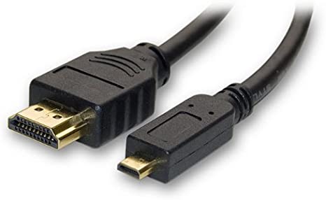 41aITLH-8pL._AC_SX466_.jpg Micro HDMI TO HDMI Cable (4.7 Feet) 1.5 Meter - Image 1