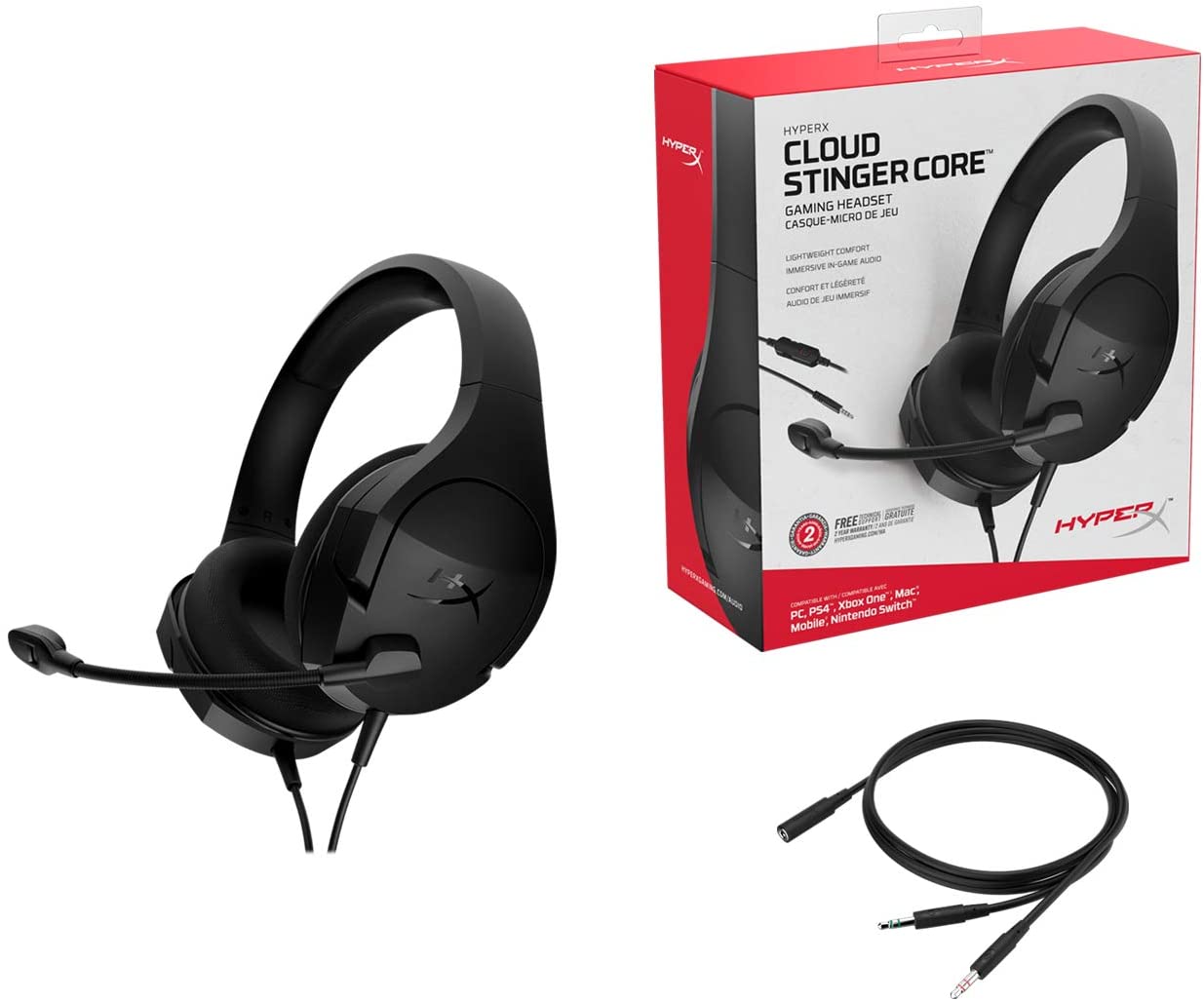 61OhP6NttLL._AC_SL1428_.jpg HyperX Cloud Stinger Core - Gaming Headset, for PC - OPEN BOX - Image 1