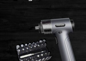 32 Magnetic S2 Bits: This cordless electric screwdriver comes with 32 Magnetic high-quality S2 Steel Bits with a double anti-corrosion layer that makes it durable against wear