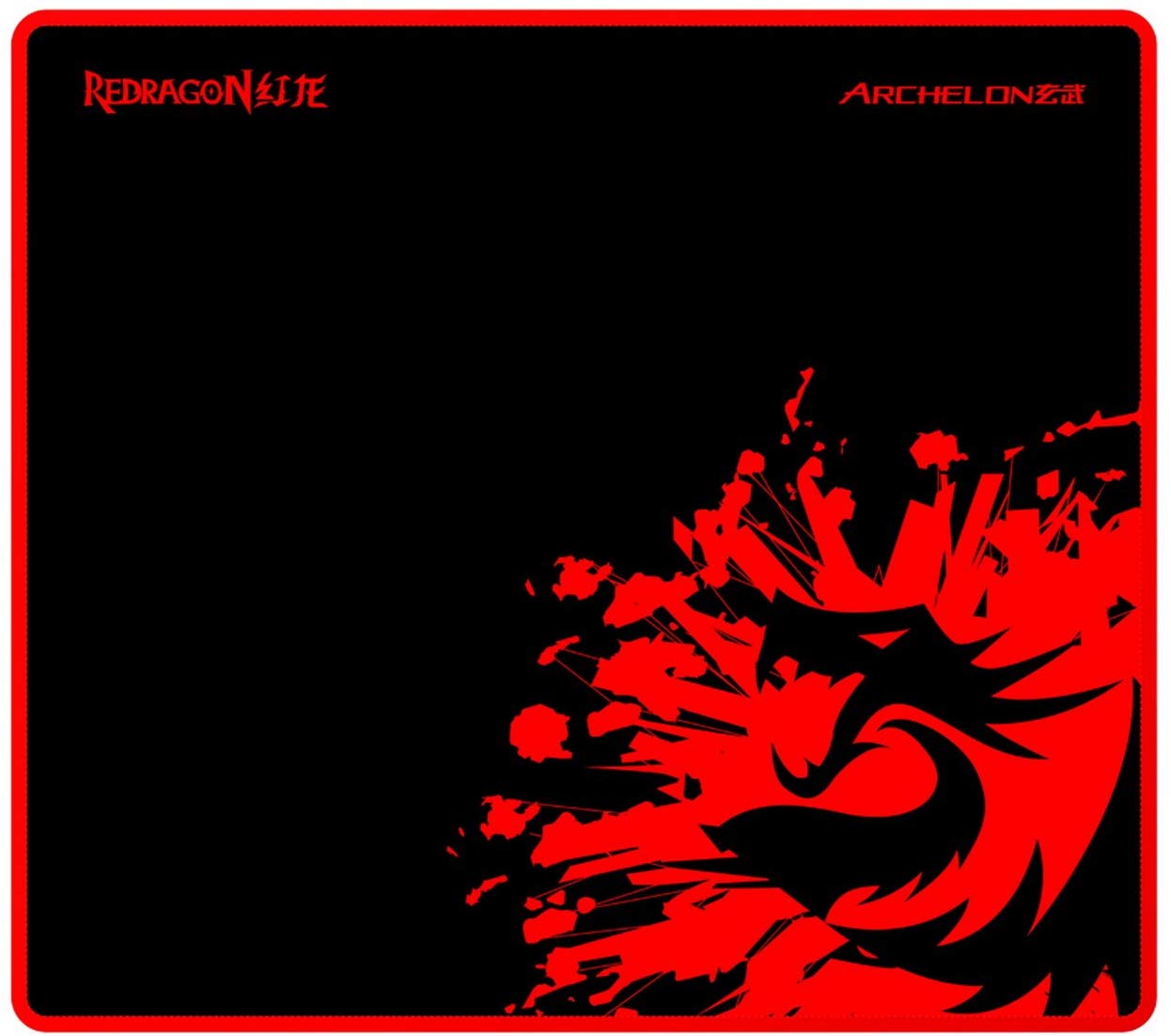 61oYuCVpOgL._AC_SL1500_.jpg Redragon P001 ARCHELON Gaming Mouse Pad, Stitched Edges, Waterproof, Ultra Thick Silky Smooth | 330x260x5mm - Image 1