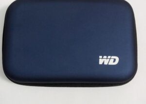 Western Digital External Hard Disk Drive Bag - HARD SHELL COVER- NAVY BLUE