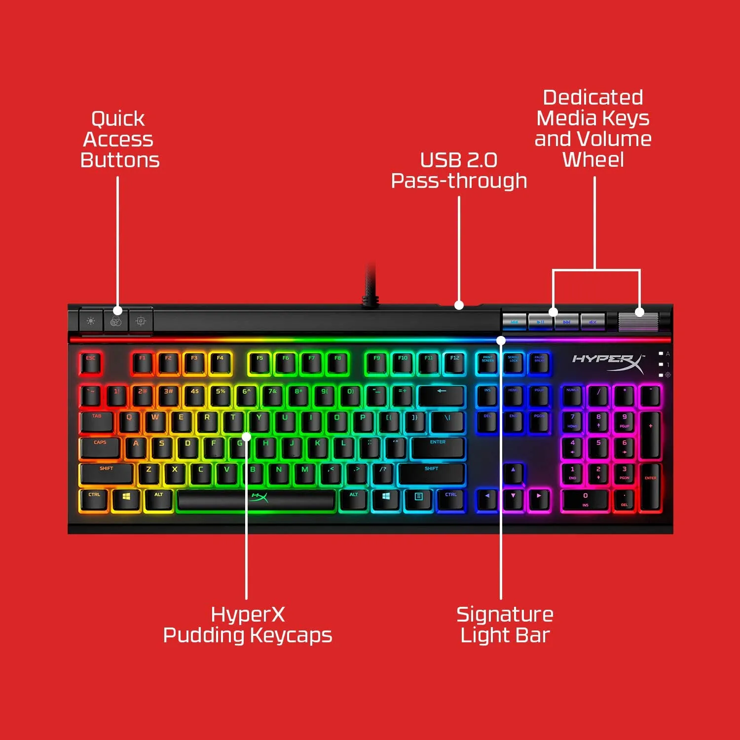 HyperX Alloy Elite 2 – Mechanical Gaming Keyboard - Image 7