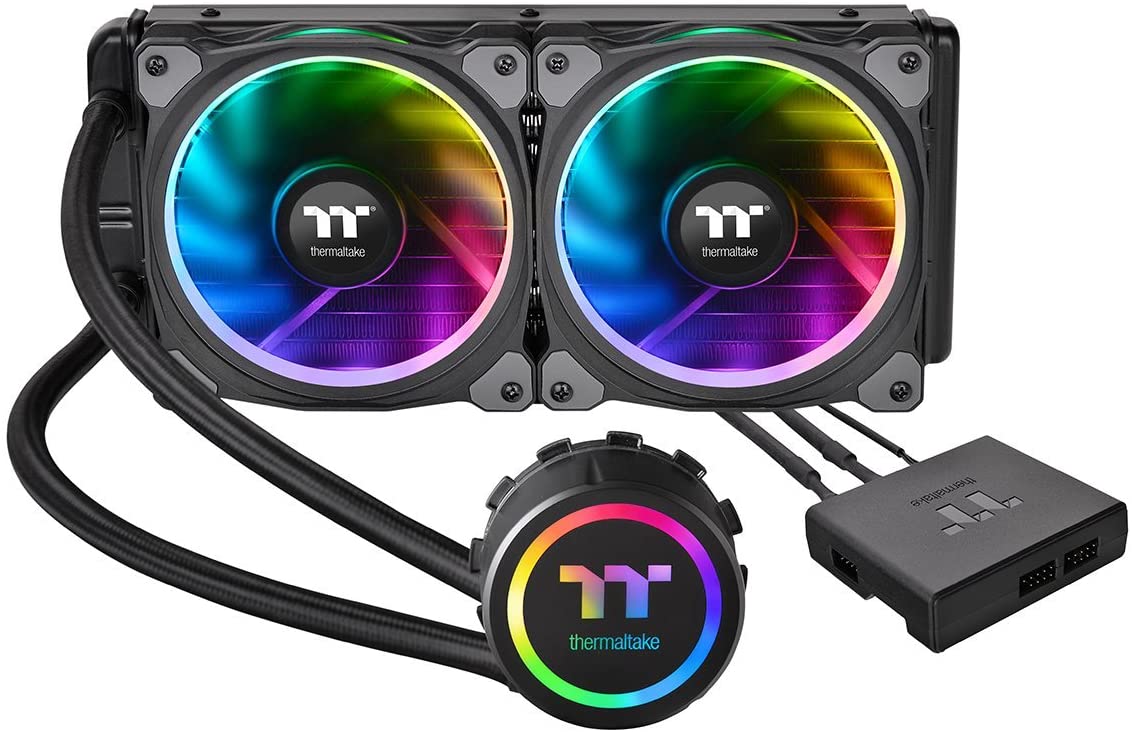 71tneCfSAPL._AC_SL1500_.jpg Thermaltake Floe Dual Ring RGB 240 TT Premium Edition - Image 1