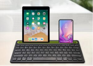 Bluetooth wireless keyboard With Tablet Stand/Phone Holder