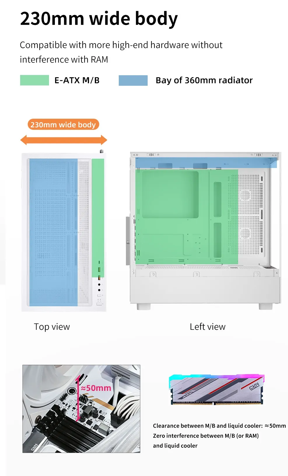 Segotep Endura PRO+ Transparent Tg Glass No a-Pillar Seaview Casing