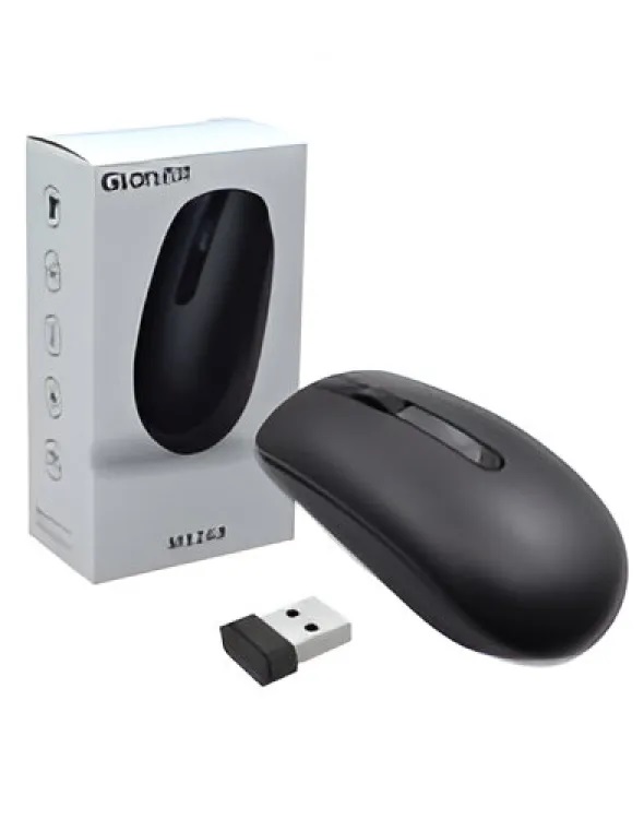 STUSETU GLION WIRELESS MS268 2.4 Ghz Wireless Optical Computer Mouse with USB Nano Receiver, Black Compatible with Windows 2000, XP, Vista, 7, 8, and 10