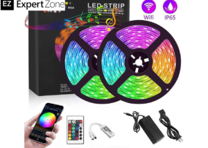 LLED Strip Lights LED 12V Flexible SMD RGB , LED Tape, Multi-Colors, 300 LEDs, Non-Waterproof, Light Strips, Color Changing, Pack of 20 meter Strips