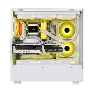 Segotep Endura Pro+ PC Gaming Case (E-ATX / ATX / M-ATX / ITX) 436mm*230mm*456mm , Tempered Glass , Supports up to 360mm radiators , White