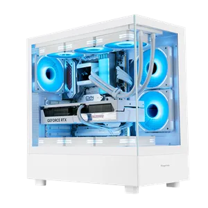 Segotep Endura Pro+ PC Gaming Case (E-ATX / ATX / M-ATX / ITX) 436mm*230mm*456mm , Tempered Glass , Supports up to 360mm radiators , White