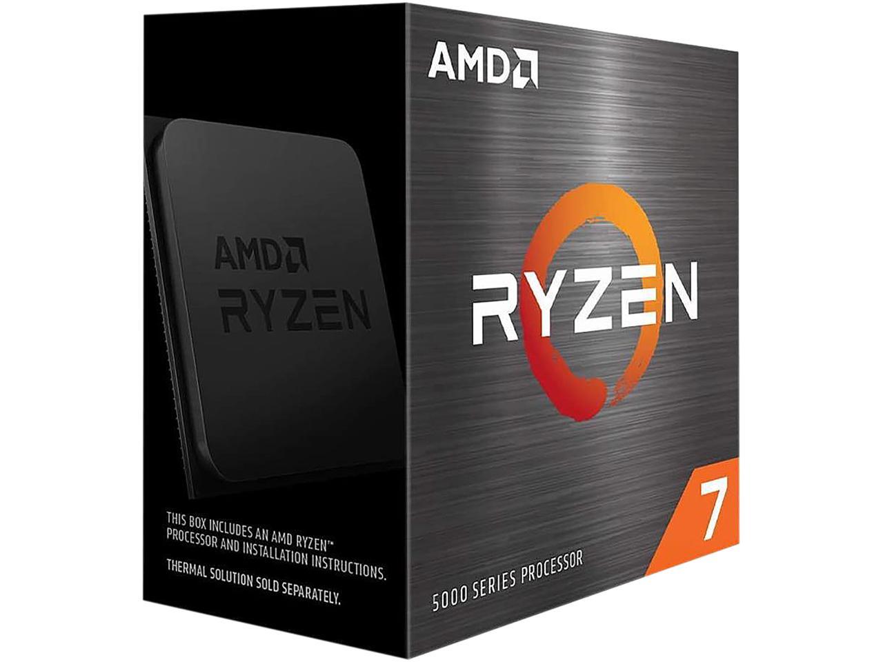 19-113-735-V01 CPU AMD Ryzen 7 5700X TRAY AMD Ryzen 7 5700X - Ryzen 7 5000 Series 16-Thread 8-Core 3.4 GHz Socket AM4 65W None Integrated Graphics Desktop Processor - TRAY