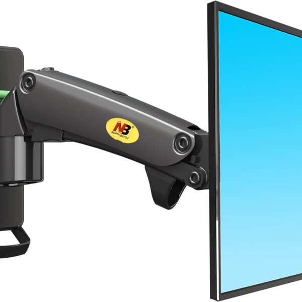 Wall Mount Bracket Arm for LED LCD TV Screen Monitor  - Full Motion Articulating Swivel for 17" ~ 27" Inch Monitors with Adjustable Gas Spring  Wall Mount Bracket Arm Monitor Screen