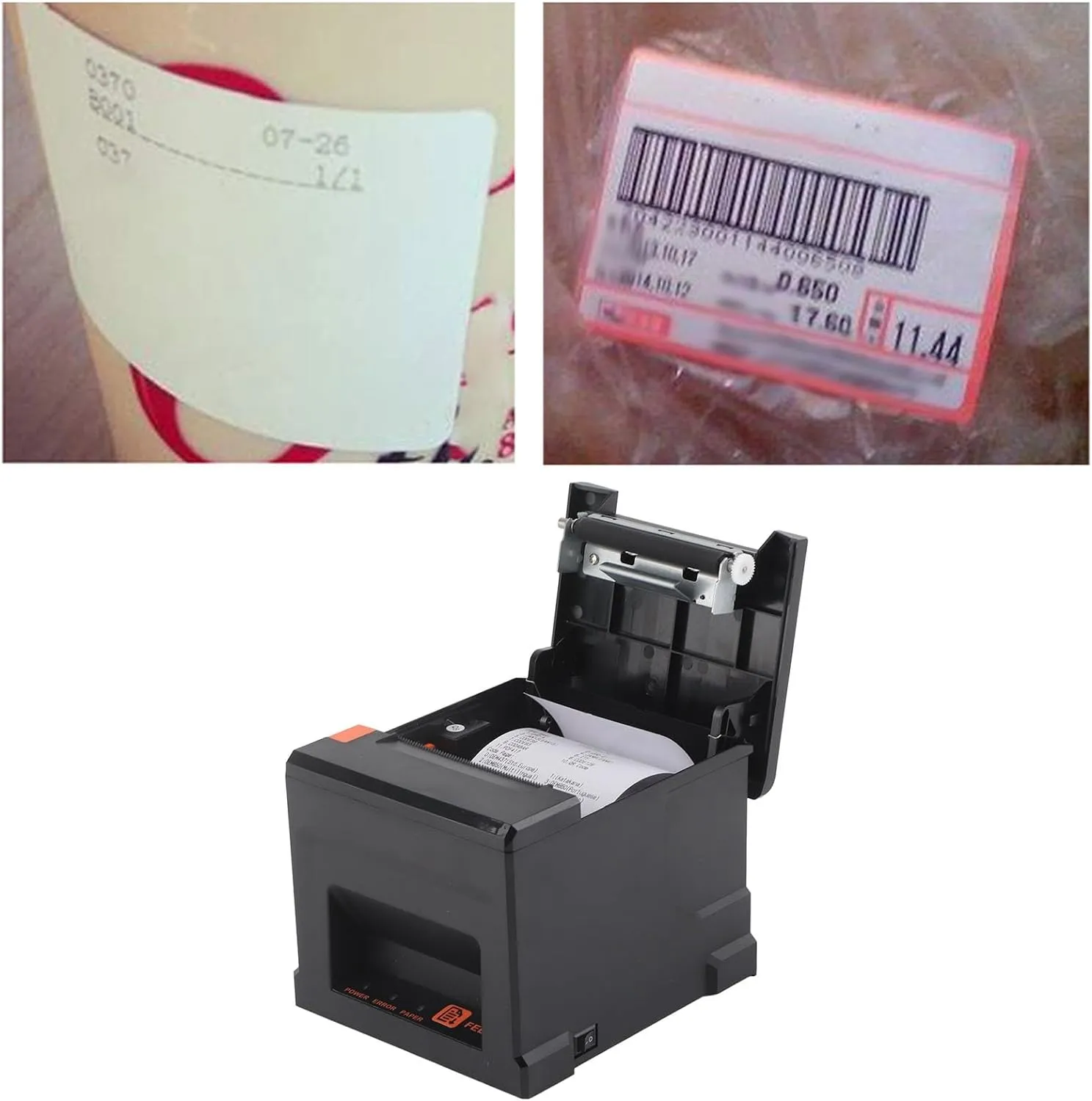 80mm Receipt Thermal Printer with Auto Cutter USB Port Bluetooth Ethernet Connectivity -  220mm/s speed - ABS Portable Receipt Thermal Printer Supports Windows , IOS , Linux and Android Receipt Thermal Printer USB Bluetooth Ethernet