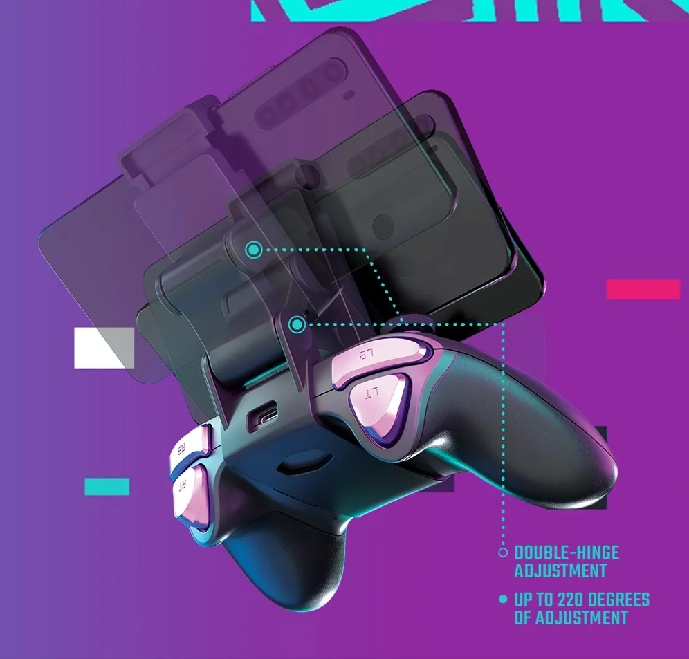 ZDFHSZERY Cooler Master Storm Controller Cradle Mobile Phone Holder, Supports Storm Controller, Expandable Clip, Adjustable Viewing Angle for Gaming on The Go (CMI-GSCXC-BK1) Cooler Master Storm Cradle Phone Holder