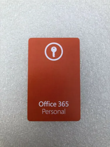 Microsoft Office 365 Personal | 12-month subscription, 1 person, PC/Mac Key Card