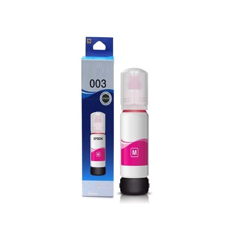 003 Refill Ink Bottle (Magenta) 70 ml , Compatible with Epson EcoTank L3110 /L3101/ L3150 / L4150 / L4160 / L6160 / L6170 / L6190 Printer Models For Epson L3100 L3101 L3108 L3110 L3111 L3115 L3116 L3118 L3119, L3150 L3151 L3152 L3156 L3158 L4150 L4158 L4160 L4168, L5190 L6160 L6161 L6168 L6170 L6171 L6178, L6190 L6191 L6198 L1110For Epson L3100 L3101 L3108 L3110 L3111 L3115 L3116 L3118 L3119, L3150 L3151 L3152 L3156 L3158 L4150 L4158 L4160 L4168, L5190 L6160 L6161 L6168 L6170 L6171 L6178, L6190 L6191 L6198 L1110 Ink Refill for 001/003 Epson EcoTank