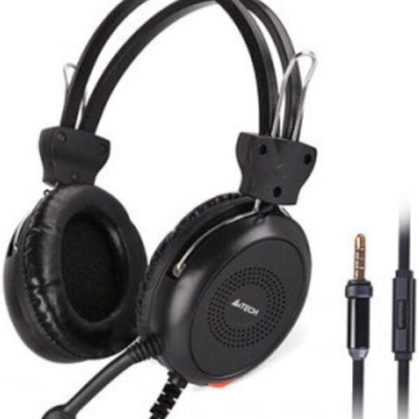 A4TECH HS-30 ComforFit Stereo Headset in Black - Headband Wearing style - Wired 2m Cable length A4TECH HS-30 ComforFit Stereo Headset in Black