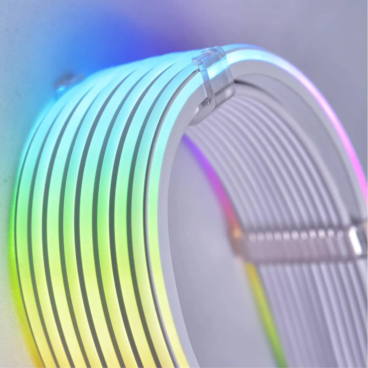 Lian Li Strimer Plus ARGB V2 168-8 VGA power cable PW168-8PV2- Supports motherboard 24-pin, GPU dual 8-pin, and GPU triple 8 pin - 12 Volts -  600 watts - BLACK  Lian Li ARGB VGA Power Cable