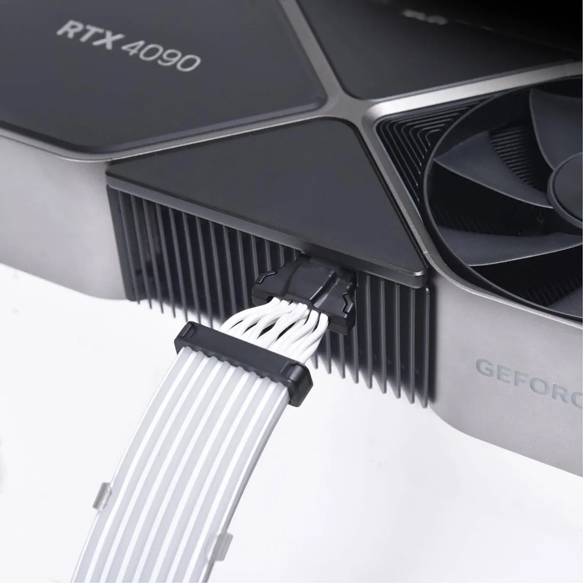 Lian Li Strimer Plus ARGB V2 168-8 VGA power cable PW168-8PV2- Supports motherboard 24-pin, GPU dual 8-pin, and GPU triple 8 pin - 12 Volts -  600 watts - BLACK  Lian Li ARGB VGA Power Cable