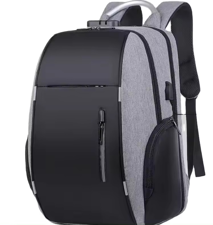  Laptop Backpack  Business / Travel | Expandable |  USB Charging Port | 15.6" | Waterproof | Password Lock Anti-theft | Lightweight | BLACK  BLACK Laptop Backpack Anti-theft Lock